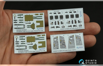 3D Декаль интерьера кабины Eurofighter двухместный (Revell)