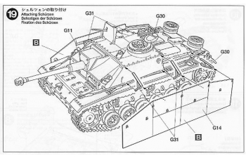 Сборная модель Sturmgeschuetz III Early