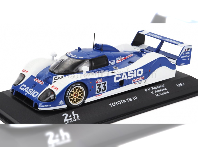 TOYOTA Ts010 3.5l V10 Team Toyota Tom's №33 2nd 24h Le Mans (1992) Masanori Sekiya - Pierre Henri Raphanel - Kenny Acheson, Blue White