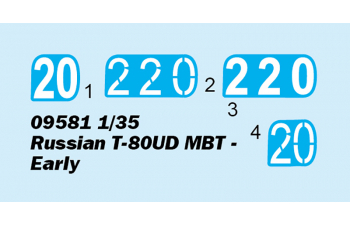 Сборная модель Russian танк Т-80UD MBT - Early
