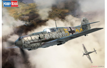 Сборная модель немецкий истребитель Messerschmitt Bf109E-3