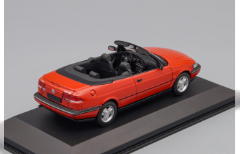 SAAB 900 Cabriolet (1995), red