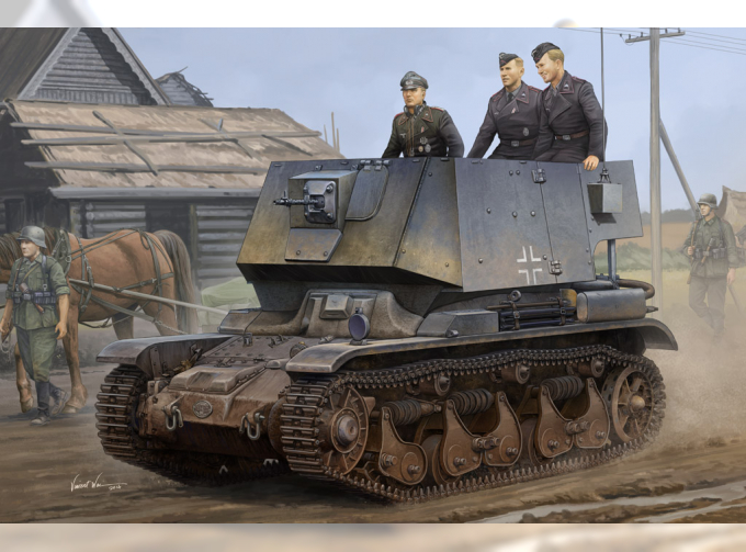 Сборная модель Танк Befehlsfahrzeug auf Fgst. Pz.Kpfw.35 R 731(f)