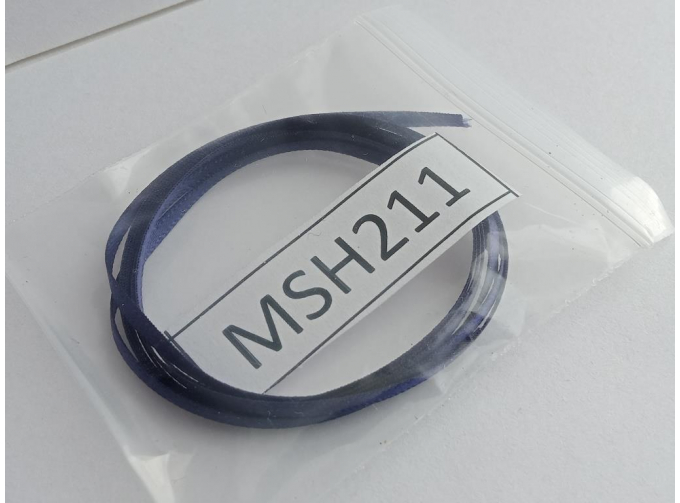 Материал для ремней и строп ширина 2 мм синий , длинна 1 метр