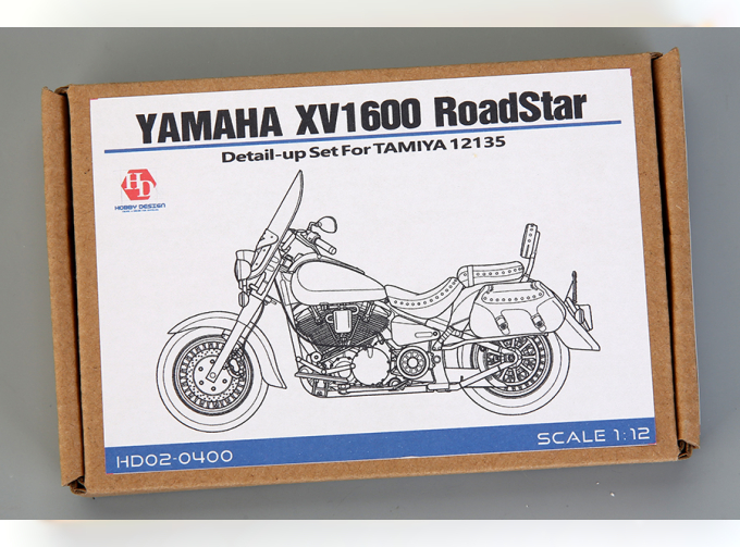 1/12 Yamaha XV1600 Roadstar Custom For Tamiya 14135（PE+Metal parts）