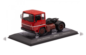 BERLIET TR 280 седельный тягач с полуприцепом (Трал), красный
