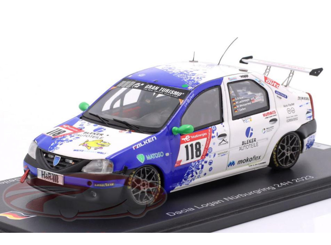 DACIA Logan #118 24h Nürburgring 2023 Team SwiftWing.de O. Kriese - M. Lachmayer - M. Weissermel - T. Geilen (2023)