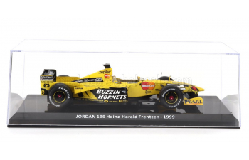 JORDAN F1 199 №8 Season (1999) Heinz Harald Frentzen - Con Vetrina - With Showcase, Yellow Black