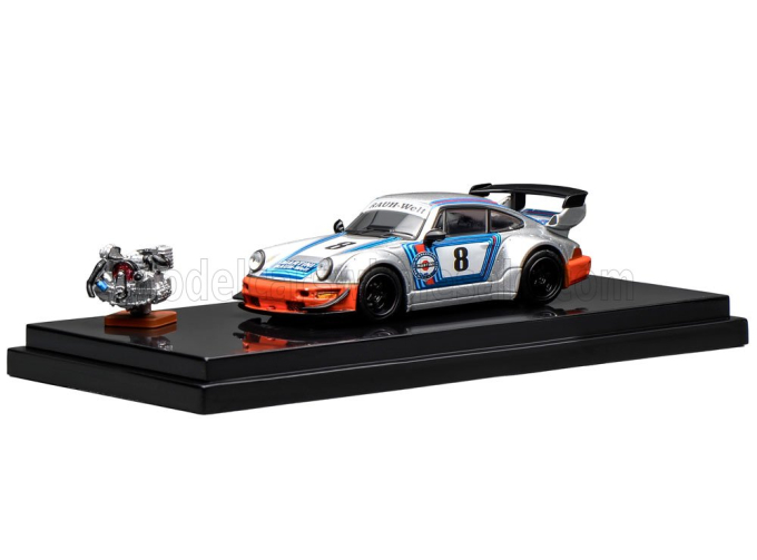 PORSCHE 911 964 RWB Rauh WELT №8 Martini Racing With Engine (1994)