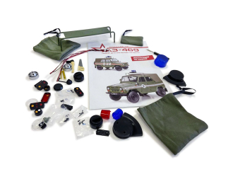 Набор для апгрейда к журналу УАЗ-469. Соберите легендарный внедорожник