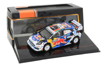 FORD Puma Rally1 Red Bull Team Ford World Rally M-sport №16 3rd Rally Safari Kenya (2024) Adrien Fourmaux - Alexandre Coria, White Blue Red