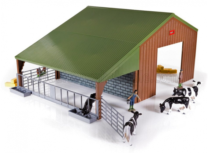 ACCESSORIES Farm Building - Diorama Stalla Con Animali, Various