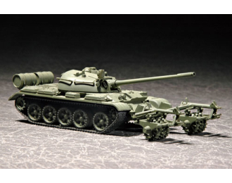 Сборная модель Танк Т-55 с КМТ-5