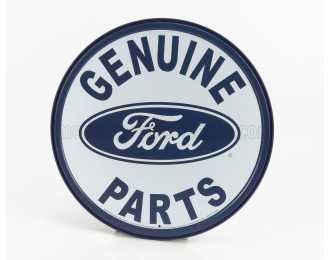 ACCESSORIES Metal Plate - Ford Genuine Parts, White Blue