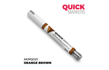 Маркер QUICK MARKER - Оранжево-коричневый / Orange Brown
