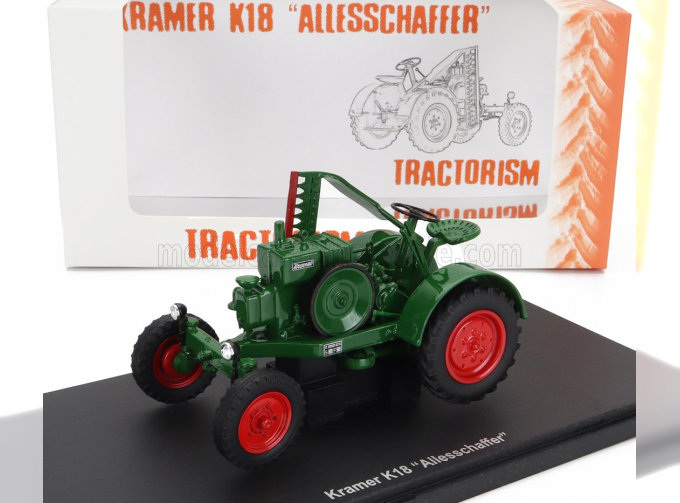 KRAMER K18 Alesschaffer Tractor Germany (1936), Green Red