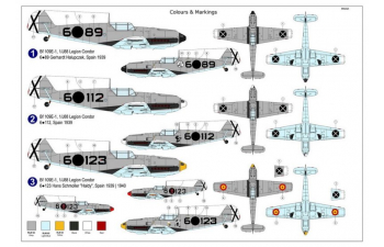 Сборная модель Bf 109E-1 Legion Condor