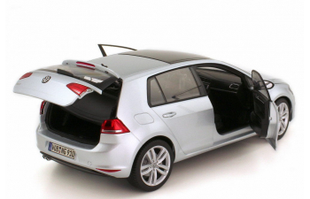 VOLKSWAGEN Golf VII 5d 2013, серебристый