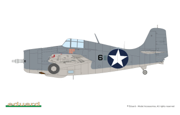 Сборная модель американский истребитель F4F-4 Wildcat аоздний (Weekend)