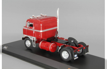 KENWORTH Bullnose (1950), dark red / silver