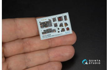 3D Декаль интерьера кабины RF-4C Phantom II (late без DMAS) (Hasegawa) (с 3D-печатными деталями)