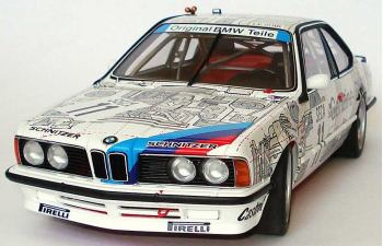 BMW 6Er E24 CSi Gruppe A 24 Stunden Spa "Schnitzer Genuine BMW Parts" #11 Quester - Tassin - Heger Siegerfahrzeug (1976), white