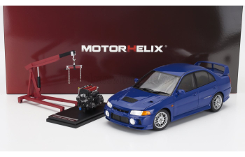 MITSUBISHI Lancer Evo Iv With Engine And Accessories (1999), blue