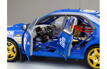 SUBARU Impreza Wrc 555 №1 Winner Rally Memorial Bettega (1993) Colin Mcrae, Blue Yellow Gold