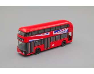 New London Bus, red