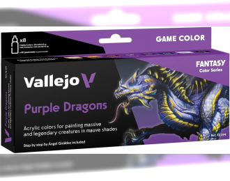 Набор акриловых красок Game Color Фиолетовые драконы / Purple Dragons