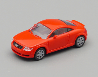 AUDI TT Coupe with rear spoiler, signal red