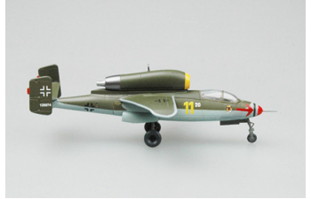 Heinkel He 162 Volksjager Display Model Luftwaffe 3./JG 1 Yellow 11 Germany May 1945