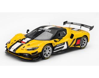 FERRARI 296 GT3 EVO Presentation (2025), yellow/black