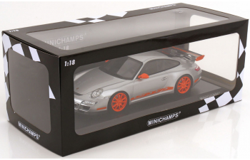 PORSCHE 911 (997) GT3 RS (2007), silver orange