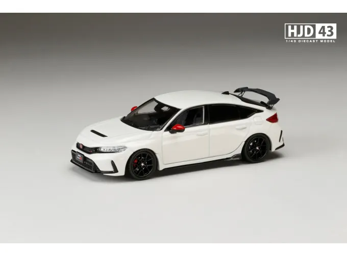 HONDA Civic Type R (FL5) Racing Black Package with Genuine Optional Parts, championship white