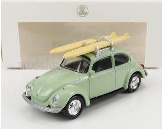 VOLKSWAGEN Beetle Coccinelle with Surfing Board (1973), green