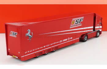 IVECO FIAT Stralis 480 Truck Team Sf Scuderia Ferrari F1 Car Transporter 5-assi (2007), Red White