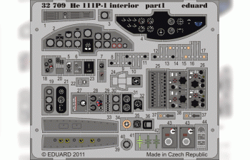 Цветное Фототравление для He 111P-1 interior S.A.