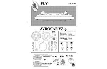 Сборная модель Avrocar Racer X RS models