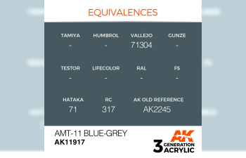 AMT-11 Blue-Grey