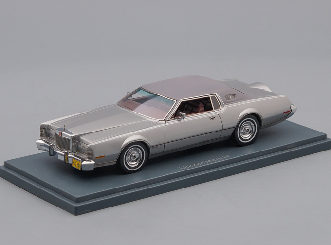 LINCOLN CONTINENTAL MK IV (1973), silver metall