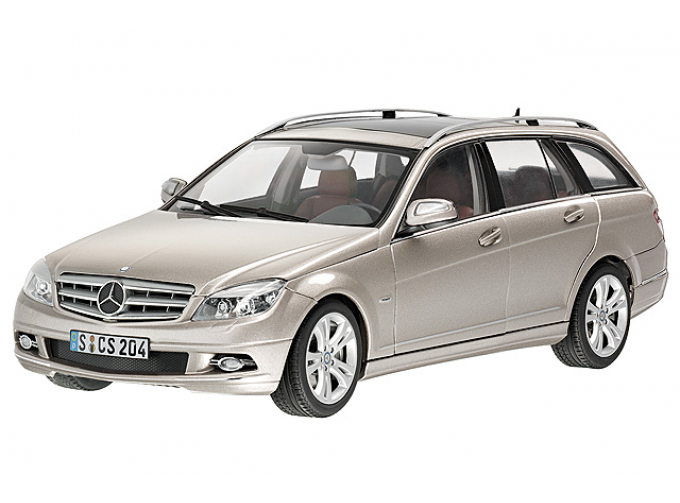 MERCEDES-BENZ C-Klasse T-Modell Avantgarde S204 (2007), cubanit silver