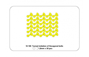 Turned imitation of Hexagon bolts x30 pcs.