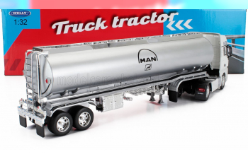 MAN Tgx 18.440 Xxl Tanker Truck (2019), White Silver