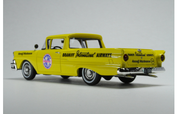 FORD Ranchero "Braniff International" 1958 Yellow