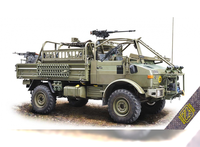 Сборная модель JACAM 4x4 Unimog for long-range patrol missions