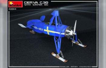 Сборная модель Вертолёт CIERVA C.30 w/ WINTER SKI