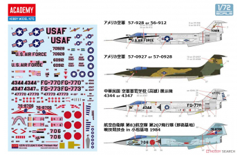 Сборная модель USAF F-104C "Vietnam War"