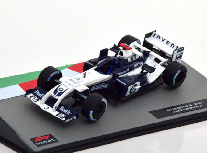 WILLIAMS F1 Fw26 Bmw N3 Season (2004) Juan Pablo Montoya, Blue White