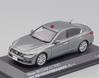 NISSAN Skyline GT (V37) 2022 Police Vehicle, gray metallic